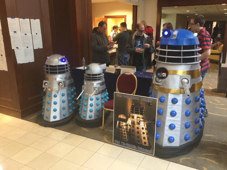 3 Daleks at Marscon